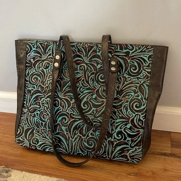Patricia nash turquoise tote cheap